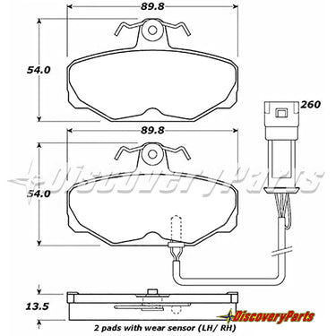 Carbotech CT382 Lotus Super 7 Rear Brake Pad Set